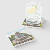 パイナップルファウンテンinチャールストン， SC ストーンコースター (横)