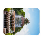 パイナップルファウンテンinチャールストン， SC マグネット (横)