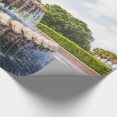 パイナップルファウンテンinチャールストン， SC ラッピングペーパー (角)