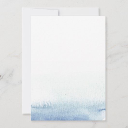 パイナップルフラワーズシーシェル誕生日パーティー 招待状 (裏面)