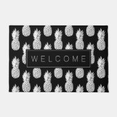 パイナップルフルーツパターカスタムン歓迎ドアマット ドアマット (正面)