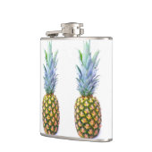 パイナップルフルーツビーチデザートトロピッカラフルカル フラスク (左)