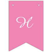 パイナップルフルーツピンクハッピーバースデーバンティングフラグ バンティングフラッグ (第2の旗)