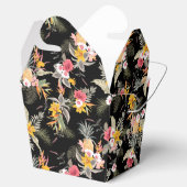 パイナップルフローラブラックテイクアウト フェイバーボックス (オープン)