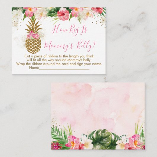 パイナップルフローラママのベリーゲームの大きさ エンクロージャーカード (正面/裏面)