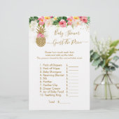 パイナップルフローラ価格ベビーシャワーゲームを推測 (スタンド正面)