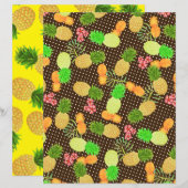 パイナップルブラウン水玉模様 (正面/裏面)