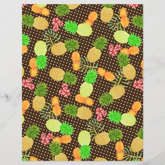 パイナップルブラウン水玉模様 (正面)