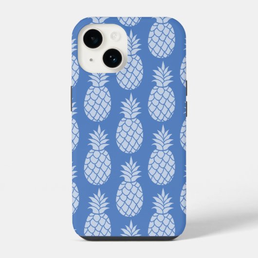パイナップルブルー iPhoneケース (裏面)