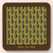 パイナップルプラスチックのコースター コースター (正面)