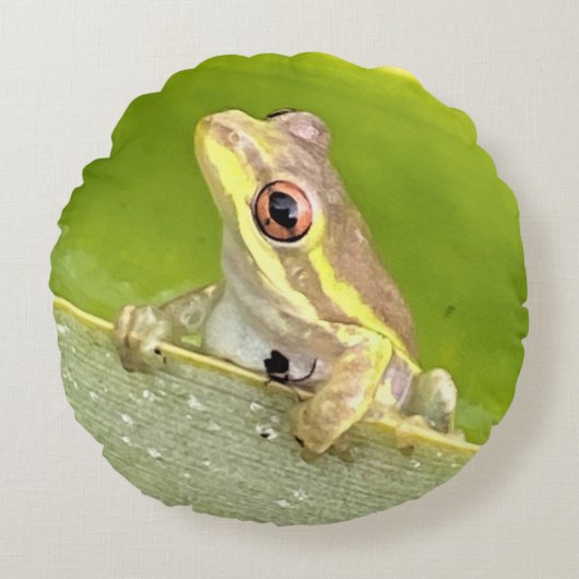 パイナップルプラント装飾用クッション ラウンドクッション (正面)