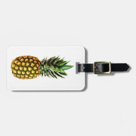 パイナップルプリントの荷物のラベル ラゲッジタグ