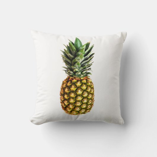 パイナップルプリントの装飾用クッション クッション (正面)