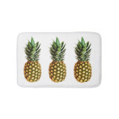 パイナップルプリントスリップまたは滑ること非バスマット浴室用 バスマット (正面)