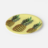 パイナップルプリント使い捨て紙パーティープレート ペーパープレート (アングル)