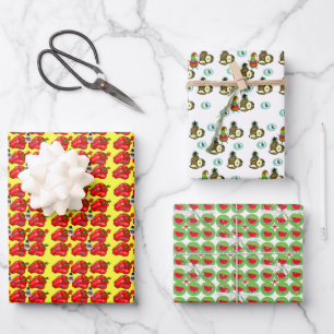 パイナップルペッパーのクリスマスシーツ包装紙 ラッピングペーパーシート