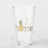 パイナップルホームウォーターカラーグラス タンブラーグラス (裏面)