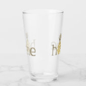 パイナップルホームウォーターカラーグラス タンブラーグラス (左)