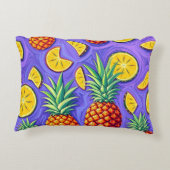 パイナップルポップ・アートの- Pineapple Empire アクセントクッション (裏面)