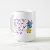パイナップルマグカップになろう コーヒーマグカップ (正面左)