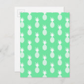 パイナップルミントパターン2 ポストカード (正面/裏面)