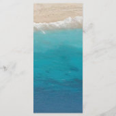 パイナップルメイスンジャー熱帯ビーチ結婚式メニュー メニュー (裏面)