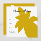 パイナップルモノグラム 招待状 (正面/裏面)