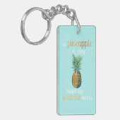 パイナップルライフ引用文 キーホルダー (正面左)