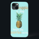 パイナップルライフ引用文 iPhone 13ケース<br><div class="desc">パイナップルライフ引用文アーティスト： Studio W | 156571D</div>