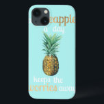 パイナップルライフ引用文 iPhone 13ケース<br><div class="desc">パイナップルライフ引用文アーティスト： Studio W | 156571D</div>