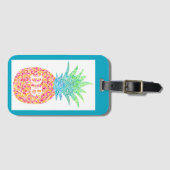 パイナップルラゲッジタグ ラゲッジタグ (正面横)