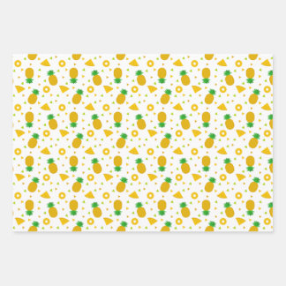 パイナップルラッピングインスパイア紙座標 ラッピングペーパーシート