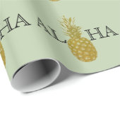 パイナップルラッピング紙 ラッピングペーパー (ロールコーナー)