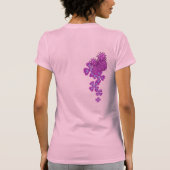 パイナップルルアウ(ハワイ式宴会)ギャルのTシャツ Tシャツ (裏面)