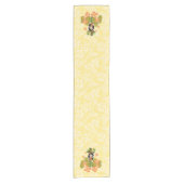 パイナップルルアウ(ハワイ式宴会)ハワイアンフラガール ショートテーブルランナー (正面)