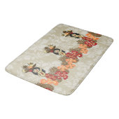 パイナップルルアウ(ハワイ式宴会)ハワイアンフラガール バスマット (アングル)