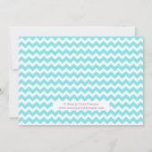 パイナップルルアウ(ハワイ式宴会)誕生日パーティーへの招待 招待状 (裏面)