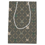 パイナップルレインボーズ、ハワイアンスタイルクリスマス ミディアムペーパーバッグ (裏面)