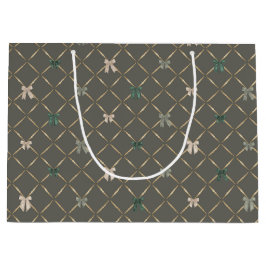 パイナップルレインボーズ、ハワイアンスタイルクリスマス ラージペーパーバッグ