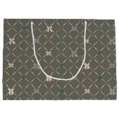 パイナップルレインボーズ、ハワイアンスタイルクリスマス ラージペーパーバッグ (裏面)