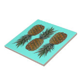 パイナップルレトロビーガン及びベジタリアンヴィンテージ果実 タイル (側面)