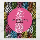 パイナップルワイルドアンドスウィート ワインラベル (シングルラベル)