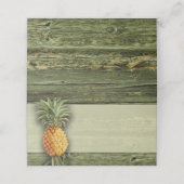 パイナップルヴィンテージトロピカルディナーウェディングパーティー プレイスカード (外部開封)