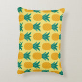 パイナップルヴィンテージ:実り多いパターンの喜び。 アクセントクッション (裏面(縦))