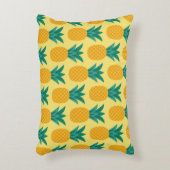 パイナップルヴィンテージ:実り多いパターンの喜び。 アクセントクッション (正面(垂直))