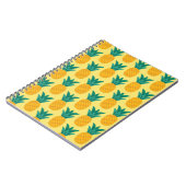 パイナップルヴィンテージ：実り多いパターンの喜び。 ノートブック (左側)