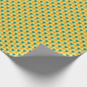 パイナップルヴィンテージ：実り多いパターンの喜び。 ラッピングペーパー (角)