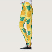 パイナップルヴィンテージ：実り多いパターンの喜び。 レギンス (左)