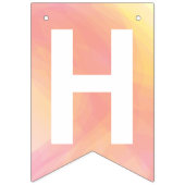 パイナップル及びフラミンゴのハッピーバースデーのパーティー バンティングフラッグ (第2の旗)