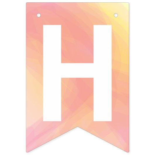 パイナップル及びフラミンゴのハッピーバースデーのパーティー バンティングフラッグ (第2の旗)